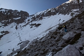 50_Tratto innevato per la cima del Re